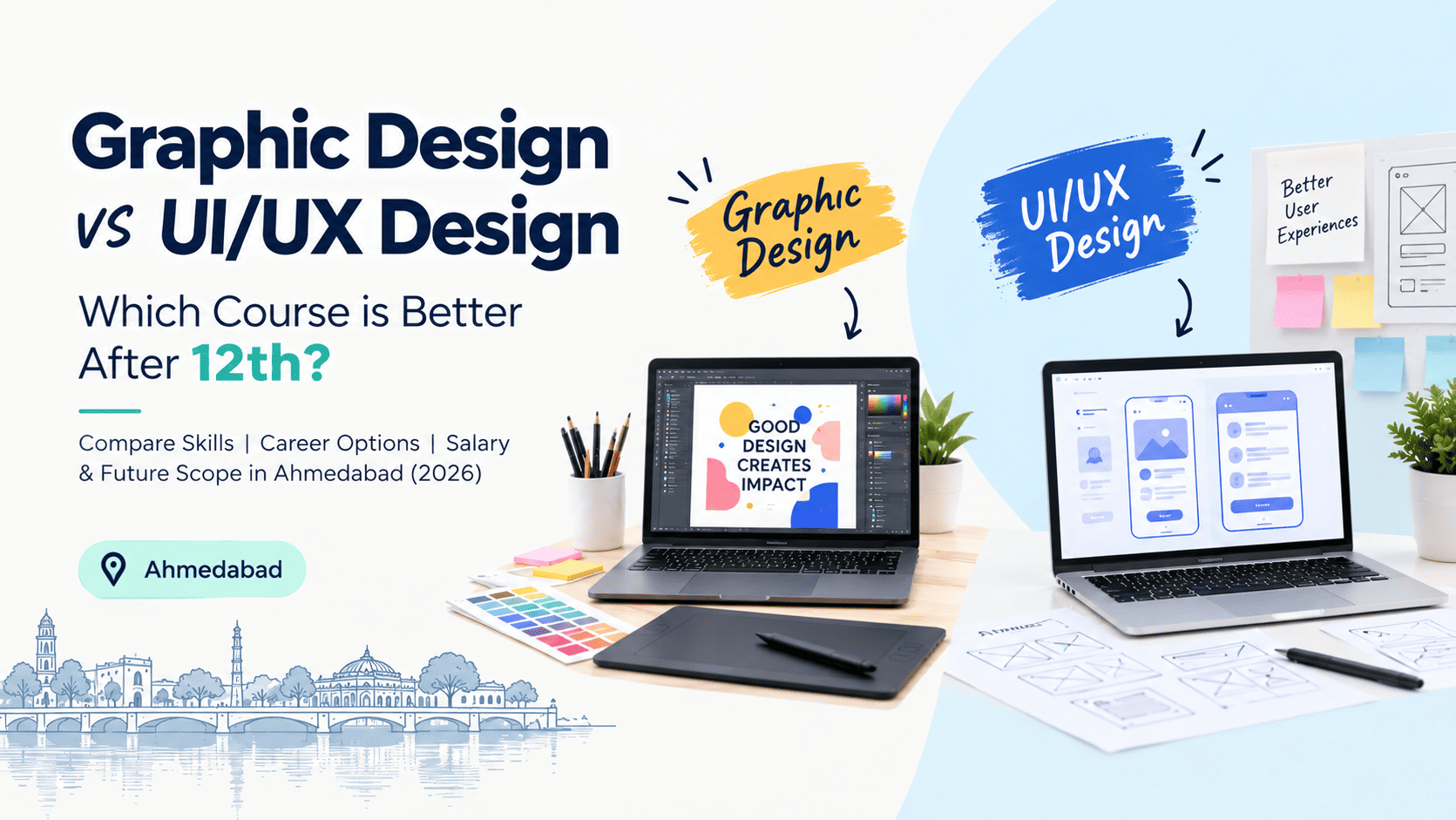 Graphic Design vs UI/UX Design: Which Course Is Better After 12th?
